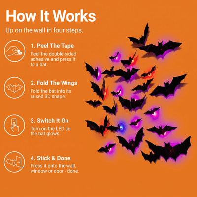 Jasvo™ LED Bat Lights - Jasvo