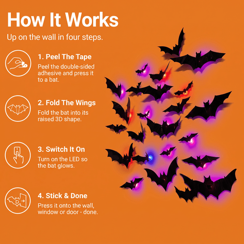 Jasvo™ LED Bat Lights