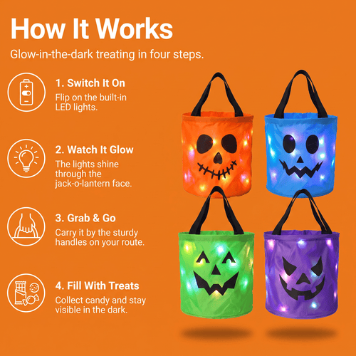 Jasvo™ LED Halloween Bags