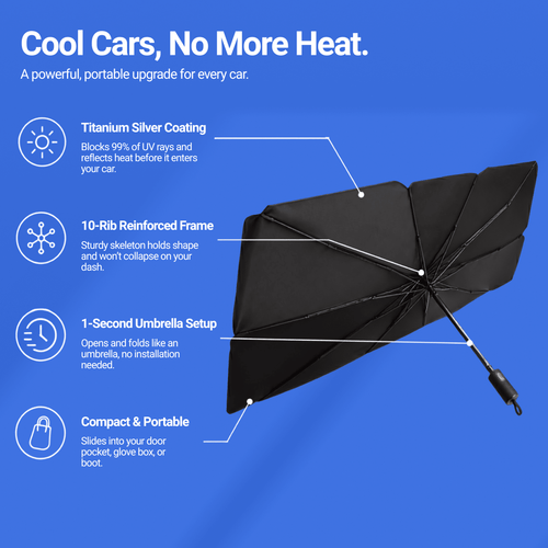 Jasvo™ Windshield Umbrella
