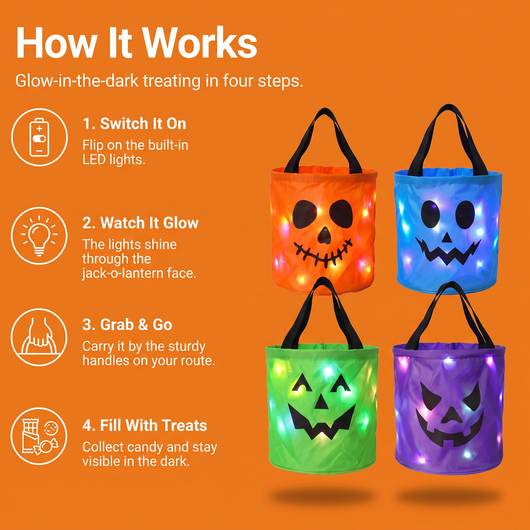 Jasvo™ LED Halloween Bags